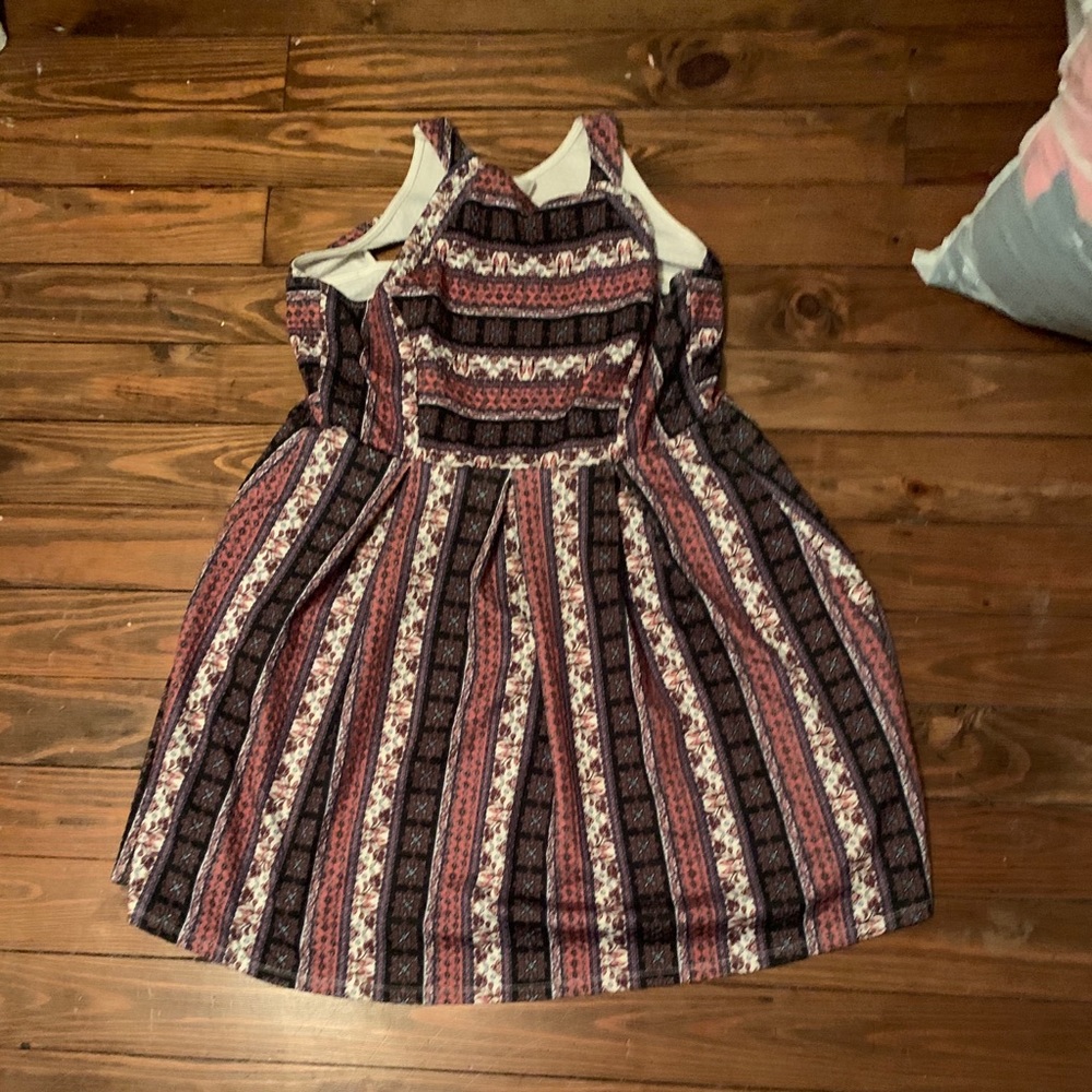 No sleeve mini dress